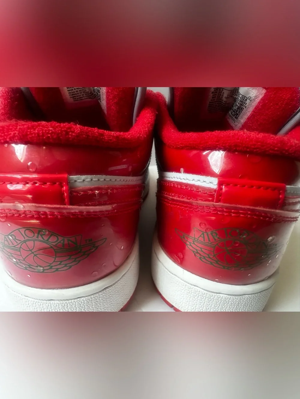 Nike Jordan 1 Low SE Kids Shoes Gatorade Red and Grey  (US 5Y)